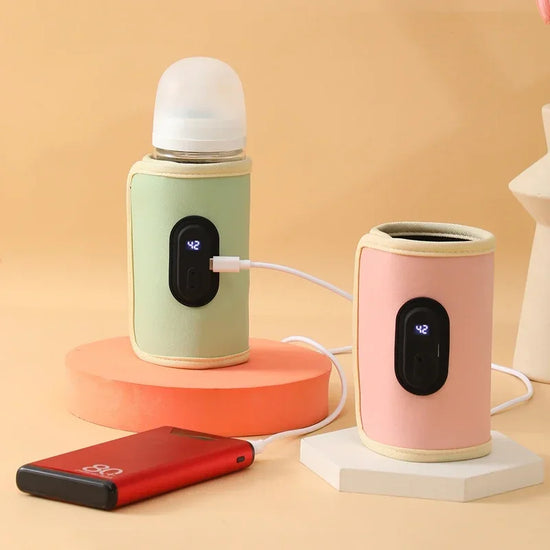 USB Baby Bottle Warmer Insulated Travel Bag â Portable Milk & Water Heater for Stroller & Outdoor Use