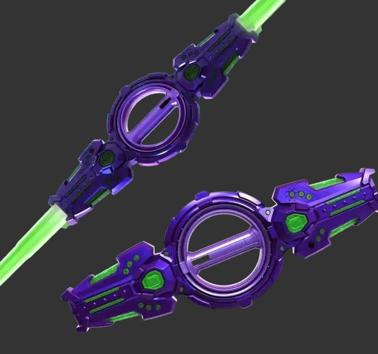 Double-ended lightsaber toy – Dual-Blade Light-Up Saber with Multiple Lighting Styles - Smart LED 