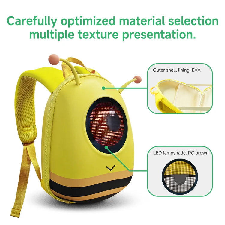 Led Backpack Glow Eyes Backpack: Smart LED Bag for Kids - Smart LED 