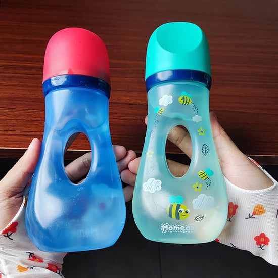 BPA-Free Baby Sippy Cup – Dual-Use Straw Bottle for Milk & Water