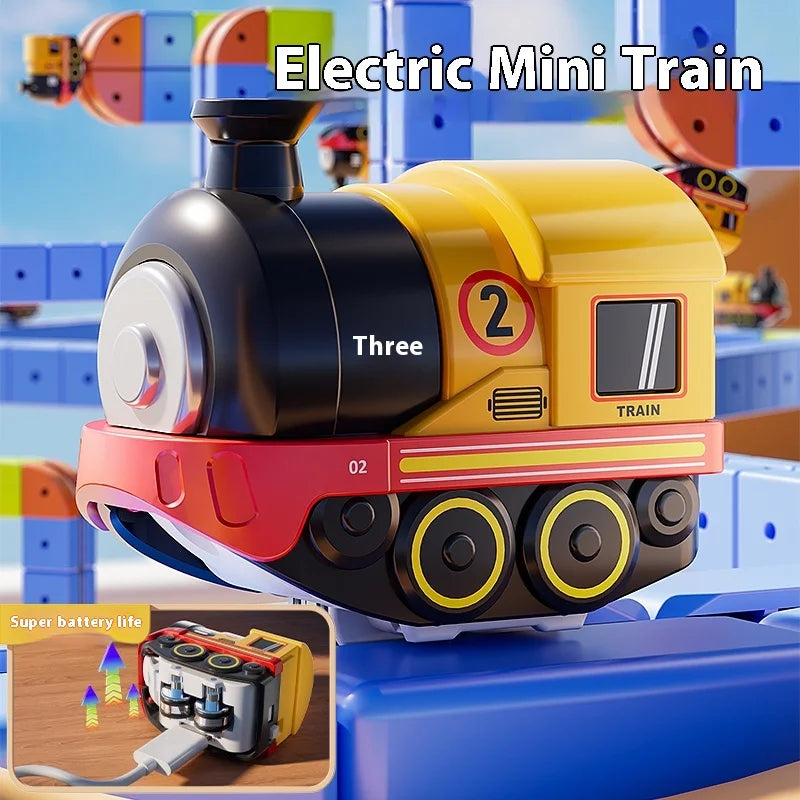 Magnetic Race Track Christmas Gift for Kids - Smart LED 